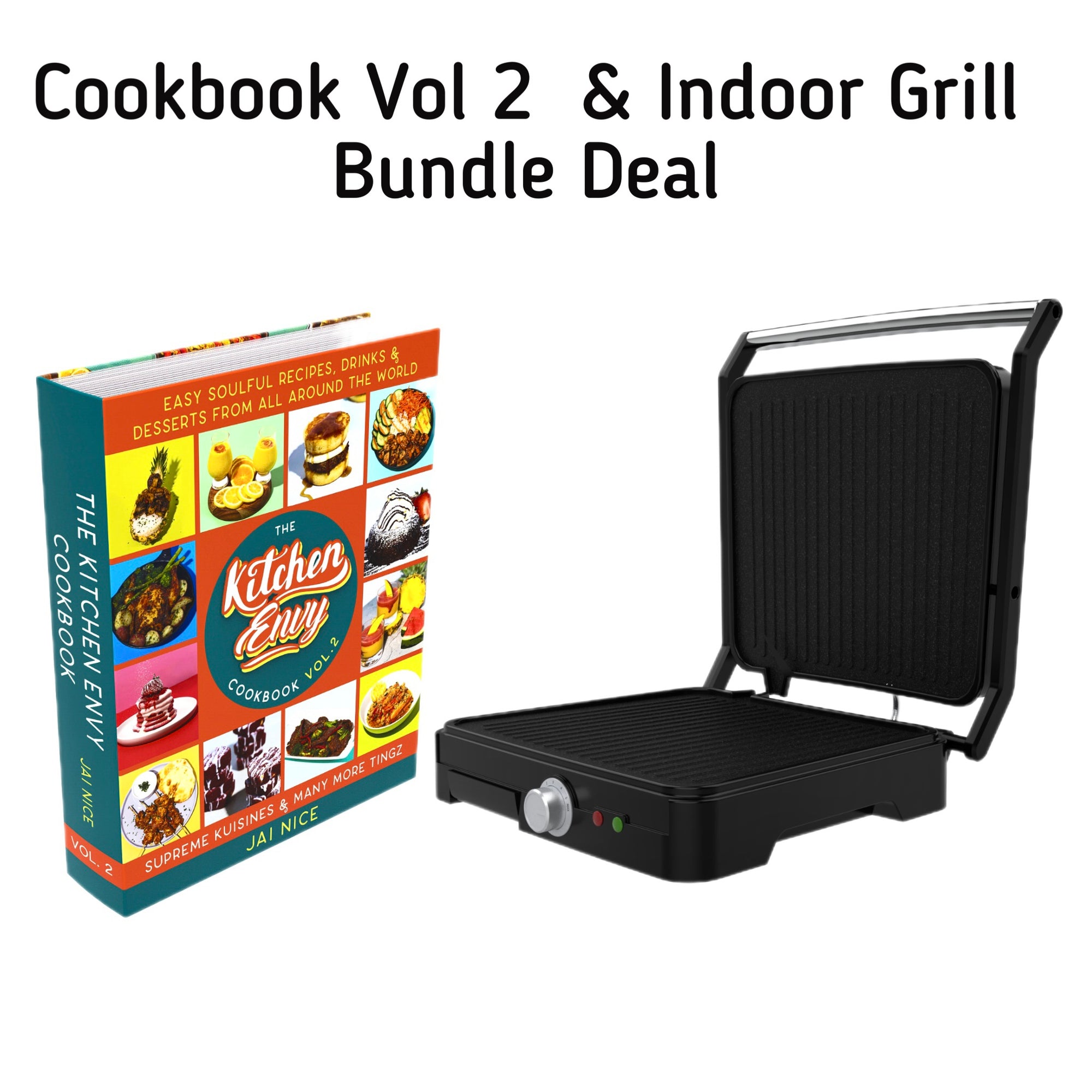 KITCHEN ENVY COOKBOOK & INDOOR GRILL BUNDLE DEAL - Kitchen Envy