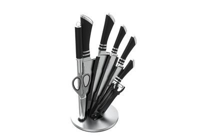 9 PIECE STRIPE KNIFE SET