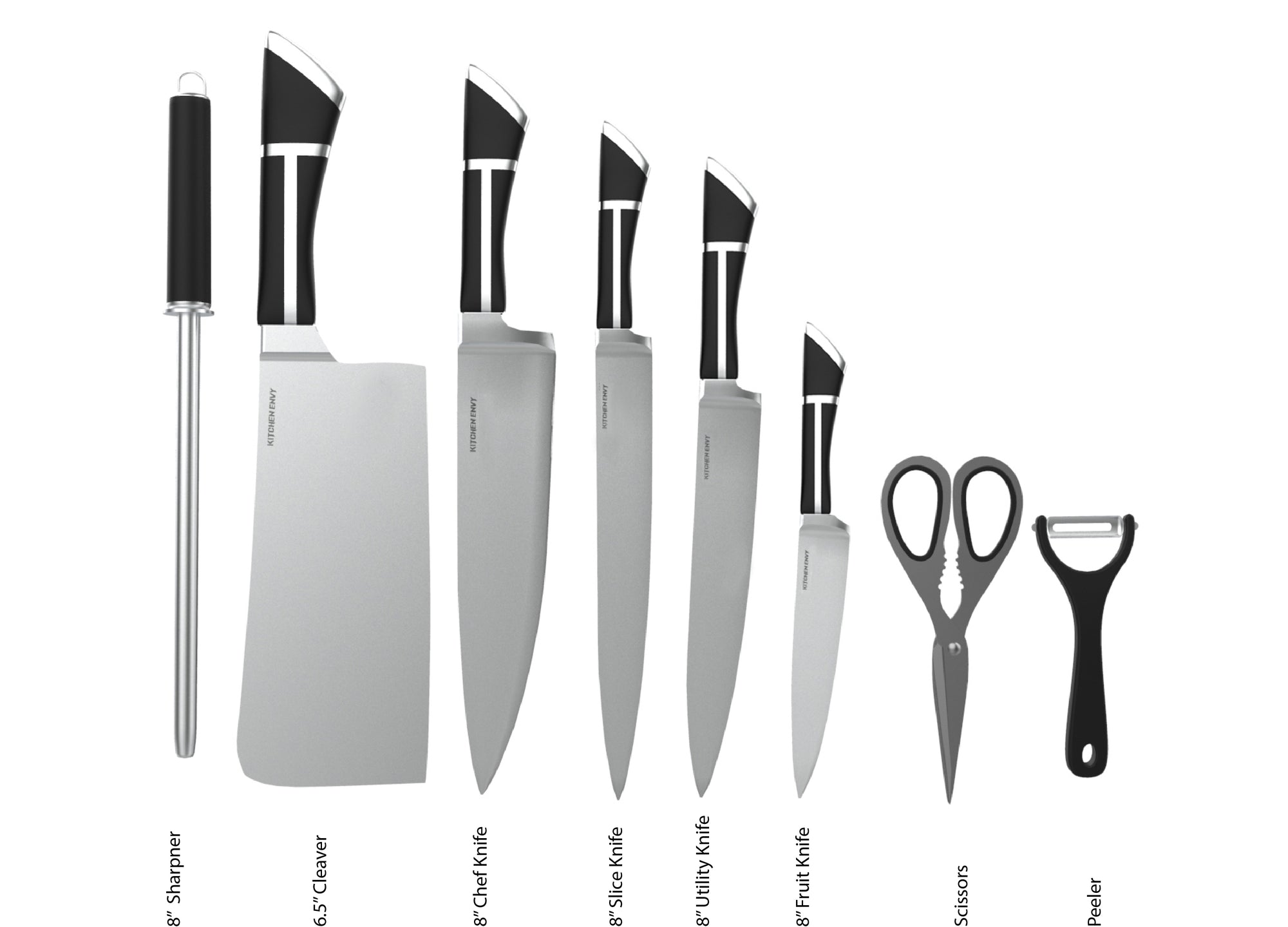 Wölfe 4 Pc Steak Knife Set – Tahoe Kitchen Co